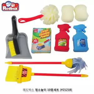 청소놀이 10종세트 (21218)엄마 소꿉 소꼽 주방 역할장난감 여아선물 어린이 어린이날
