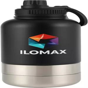 ILOMAX 3-in-1 단열 개 여행용 물병 스테인리스 스틸 음식 및 물그릇 + 추가 자석 뚜껑 누수 방지 음료를