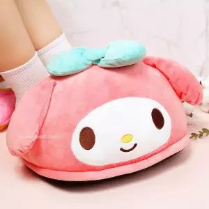 산리오 마이멜로디 발 보온 쿠션장난감 완구 유아 아동 어린이 인형 캐릭터 봉제