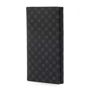 [닥스](센텀시티점)DBWA6E121BK [LOUIS PVC][루이스 PVC] 블랙 가죽 로고 DD 패턴 장지갑