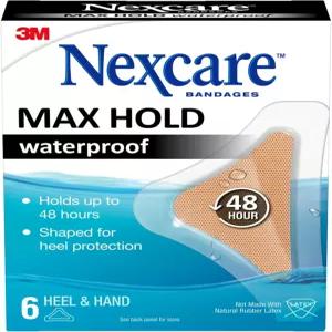 넥스케어 맥스 방수 붕대 유지 48시간 동안 손가락 손 발뒤꿈치를 위한 유연한 - 투명 6팩