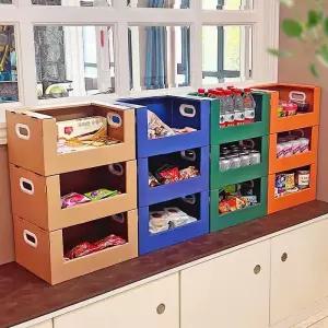 종이박스 상자 페이퍼선반