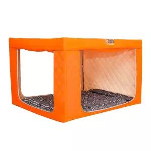 침대 텐트 접이식 난방 우풍 차단 거실용 방풍 침대용