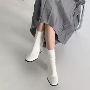 첼시 웨스턴 워커 여성 앵클 앵글 싸이하이 스웨이드롱 숏 [m9902F5]