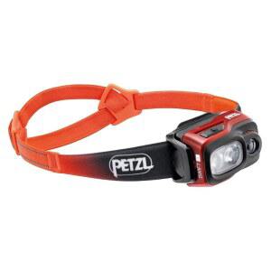 PETZL 스위프트 RL 헤드램프 가볍고 주황색 가능한 루멘 충전 1100