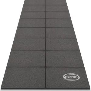 CXWXC 운동용 자전거 매트 29.5인치 x 63인치 - 실내 라이딩용 트레이너 바닥 러닝머신 스핀 펠로톤 고정식