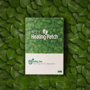 힐링패치 목초 원기수액 수액시트 패치 발바닥 30매 습담 발독소배출 풋 패치 발바닥 파스 열감