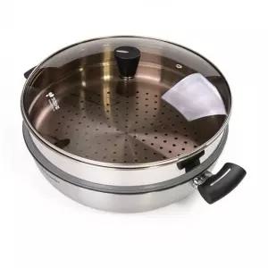 찜통 찜솥 찜냄비 찜기 인덕션 스텐 만두 다용도 곰솥 28CM [mD10252]