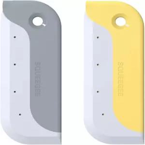 작은 고무 스퀴지 2팩 조리대 및 식기용 주방 싱크대 다용도 배니티 탑 욕실 거울 자동차 창문 사이드