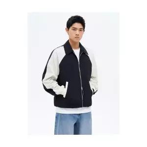 브랜드정품 에잇세컨즈 8SECONDS 나일론 바시티 점퍼 네이비 357823