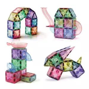 티처스 얼리에듀케이션 프리미엄 마그네틱 타일블럭 175PCS자석 교구 풀세트 놀이 장난감블록