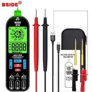 BSIDE A1X USB 충전 디지털 스마트 멀티미터 True RMS DC AC 전압 테스터 커패시턴스 옴 Hz 다이오드 연속