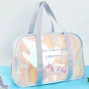 시나모롤 홀로그램 비치백홀로백 사각 방수가 짐가 수영 수백 산리오