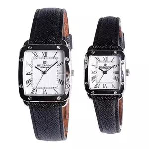 블랙 BELCARINO 클래식 패션손목시계 커플시계 손목시계 커플시계 패션 캐주얼