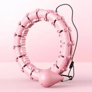 홈트 스마트 프리미엄 훌라후프 24노트120cm 마사지 지압 홈트레이닝 실내운동 운동