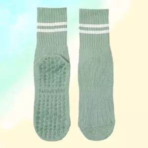 [셀러에이드]고급 여성용 논슬립 요가양말 기모양말 6쌍세트