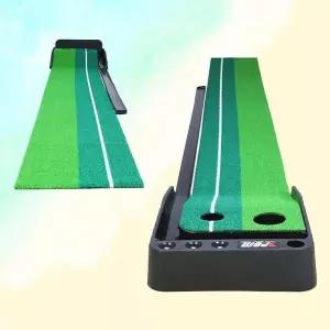 [셀러에이드]실내 퍼팅 연습기 자동리턴 골프 퍼팅매트 무소음