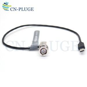 BNC-멀티/마이크로 USB 타임 코드 케이블, 촉수 동기 발생기, 소니 FX3 알파 1 A7S3 에 적합