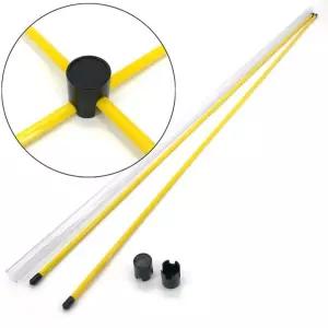 골프 얼라인먼트 스틱 스윙 정렬 자세 직각 고정 연습용 방향 가이드 보조도구