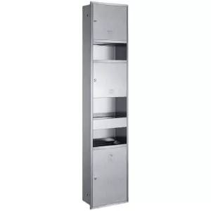 핸드타올디스펜서 휴지통 내장형 케이스 스테인레스 타입