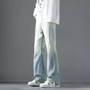 아이언하트 팬츠 청 남성용 남사친 캐주얼 배기핏 춘추 스판 KKE3