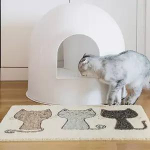 매트 화장실 패드 스크래치 고양이 모래