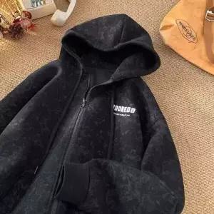 남자 가을 나염 빅사이즈 카디건 후드 가디건 OP3