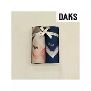 [하프클럽/닥스ACC]  DE64 남녀2매 선염 손수건 세트