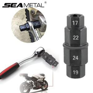 SEAMETAL 24mm 액슬 육각 바이크 오토바이 4-in-1 내구성 앞바퀴 17 19 22 스핀들 제거 도구