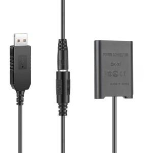 DK-X1 NP-BX1 더미 배터리(USB 전원 어댑터 포함) SONY호환 DSC-RX1 DSC RX100 RX1R 카메라용 커플러