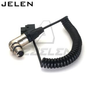 DTAP-직각 NEUTRIK XLR 3핀 암 커넥터(SmallHDCine24 모니터 전원 코드용)