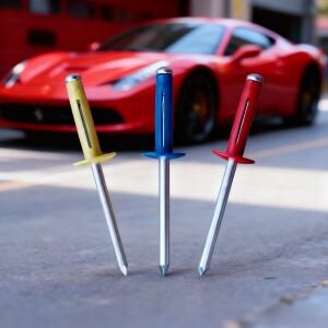 50개 컬러풀 페인트 알루미늄 트라이폴드 팝 리벳 대형 플랜지 블라인드 자동차 고정 홈 장식