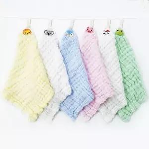 과일 동물 친구들 고리손수건 6종세트 M2051 양면고리 요루거즈 아기 신생아 유아