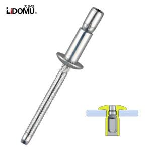 30/50피스 고강도 구조용 블라인드 리벳 탄소강 돔 헤드 4.8x10 6.4x14 6.4x20 9.6x21mm