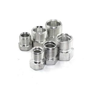 자동차 에어컨 호스 커넥터 파이프 조인트 R134a/R12 외부 치아 용접 알루미늄 헤드 변환 피팅