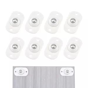 Quacc 8 PCS 자가 접착 캐스터 휠 가전제품 360 회전 활공 부드럽게 미니 롤러 커피 머신 에어프라이어