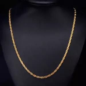 데일리 펜던트 패션 몬타나 꼬임 18kgp 목걸이