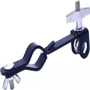 잼 블록 탬버린 심벌 블랙 파우더 코팅 강철용 카우벨 홀더 클램프 드럼 세트 마운팅 브래킷