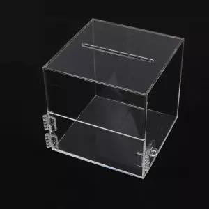 투명 아크릴모금함 200 명함 통 선거함 건의함 투표 박스 경품 추첨함