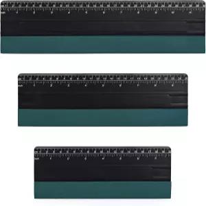 EHDIS 대형 비닐 스퀴지 윈도우 틴트 도구 3PCS 빅 사이즈 펠트 엣지 랩 스크레이퍼 그래픽 데칼 자동차