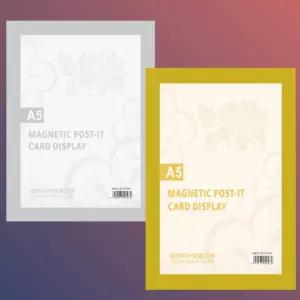 게시판 A5 자석프레임 벽부착 알림판 안내판 PVC 광고보드