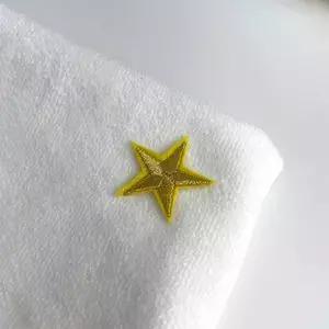 와펜 패션소품 별 자수 패치 의류리폼 DIY 금색 별모양