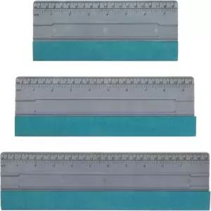 3Pcs 비닐 스퀴지 공구 대형 사이즈 자동차 창문 틴트 설치 펠트 엣지 사인 만들기 랩 도구 벽지 스무딩