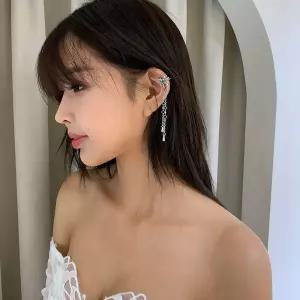 네이티리이어커프 여성 쥬얼리 귀걸이 액세서리 실버 iGS8+7rmR