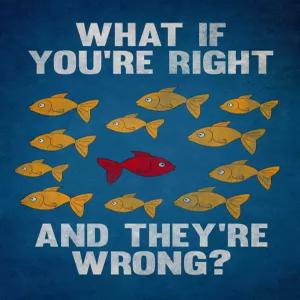 만약 당신이 옳다면 그들은 잘못된 영화 터 스푸 동기 부여 영감을 주는 팀워크 문 감사 긍정적 쿨 월 아트