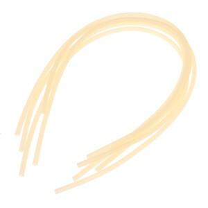 자전거 타이어 밸브 코어 호스  미니 소형 소형 고무 밴드  영국 탄성 베이지 튜브  액세서리  5 개/로트