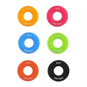 [콩심팥심]고탄력 실리콘 도넛 악력기 무소음 스트레칭 핸드그립