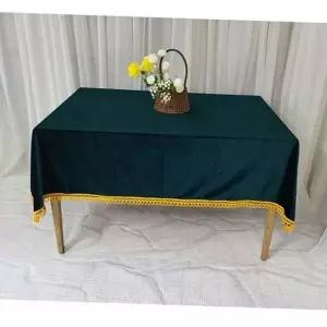직사각형 벨벳 가정용 테이블보 융 고급 행사용 거실테이블보