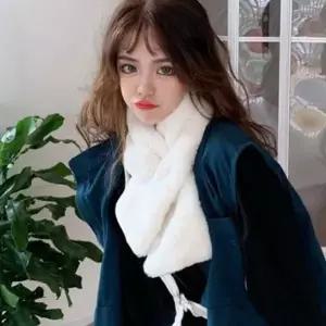 무매듭 극세사 패션 퍼 목도리 패션 머플러