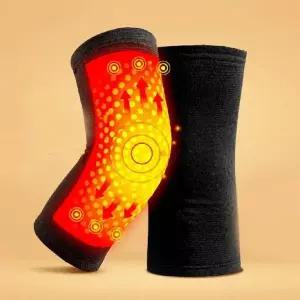 발열 무릎 보호대 찜질용 방한 레그워머 소형